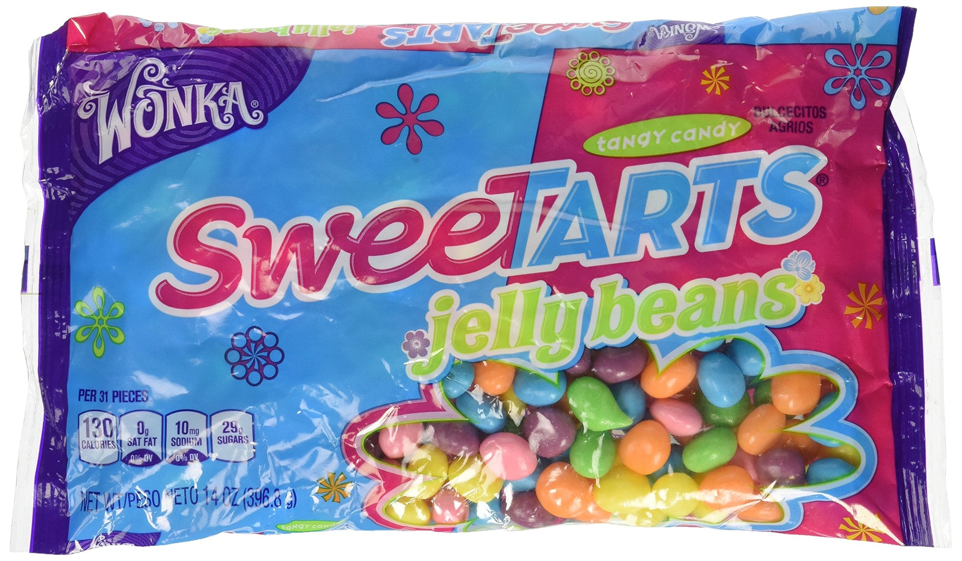 Wonka Sweetarts Jelly Beans Easter Bag, 14-Ounce (Pack Of 6)