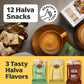Achva Variety Pack Halvah Bars - Vegan, Kosher, No Dairy or Gluten, 12 Count (Pack of 1)