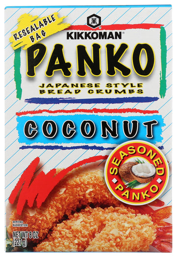 Kikkoman Coconut Seasoned Panko Bread Crumbs, 8 Oz