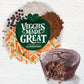 Veggies Made Great, Double Chocolate Muffins, 12 Ounce