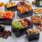 Nut Cravings Gourmet Collection - Thinking Of You, Nuts & Dried Fruits Tower Gift Basket, With Ty Ribbon + Greeting Card (12 Ass