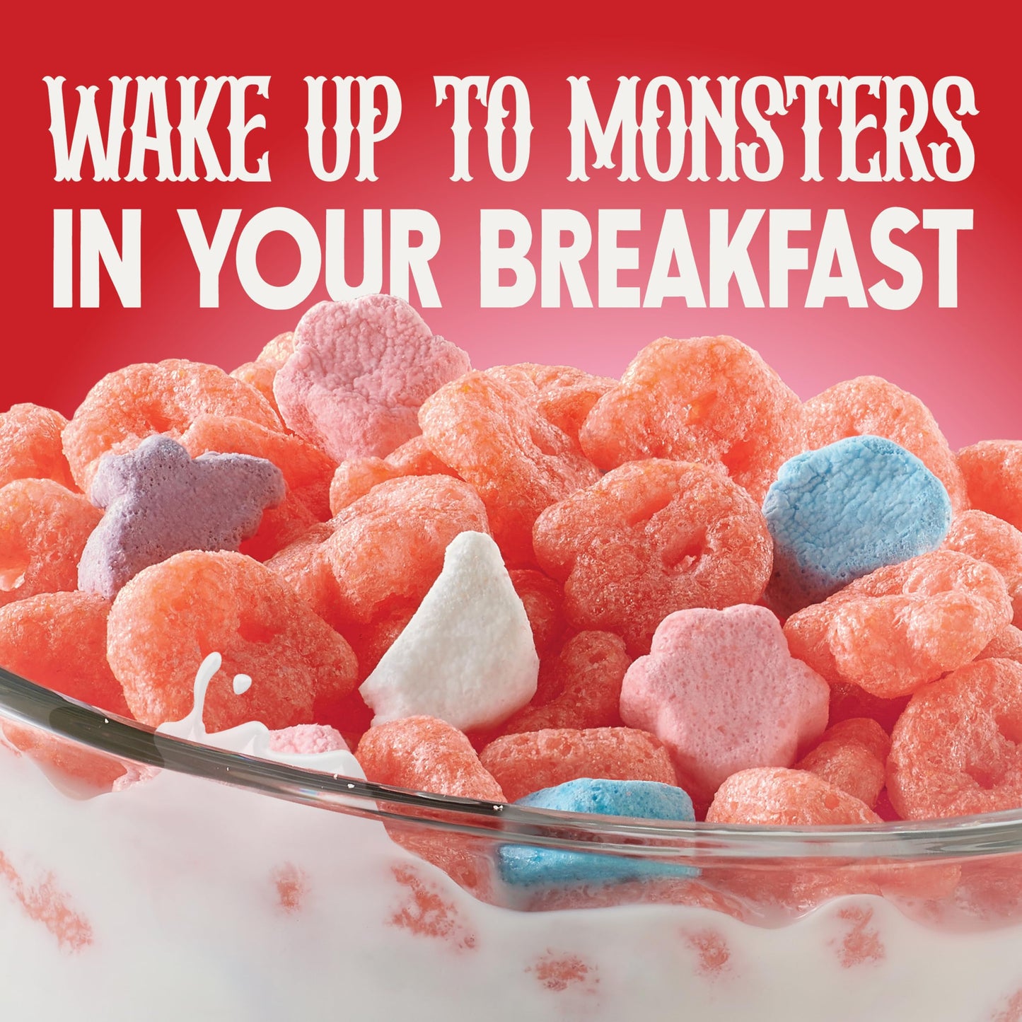 General Mills Franken Berry Cereal with Monster Marshmallows, Family Size, 16 oz, Whole Grain, Kids Breakfast Cereal