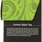 Buddha Teas Organic Lemon Balm Tea - Ou Kosher, Usda Organic, Ccof Organic, 18 Count (Pack Of 6)