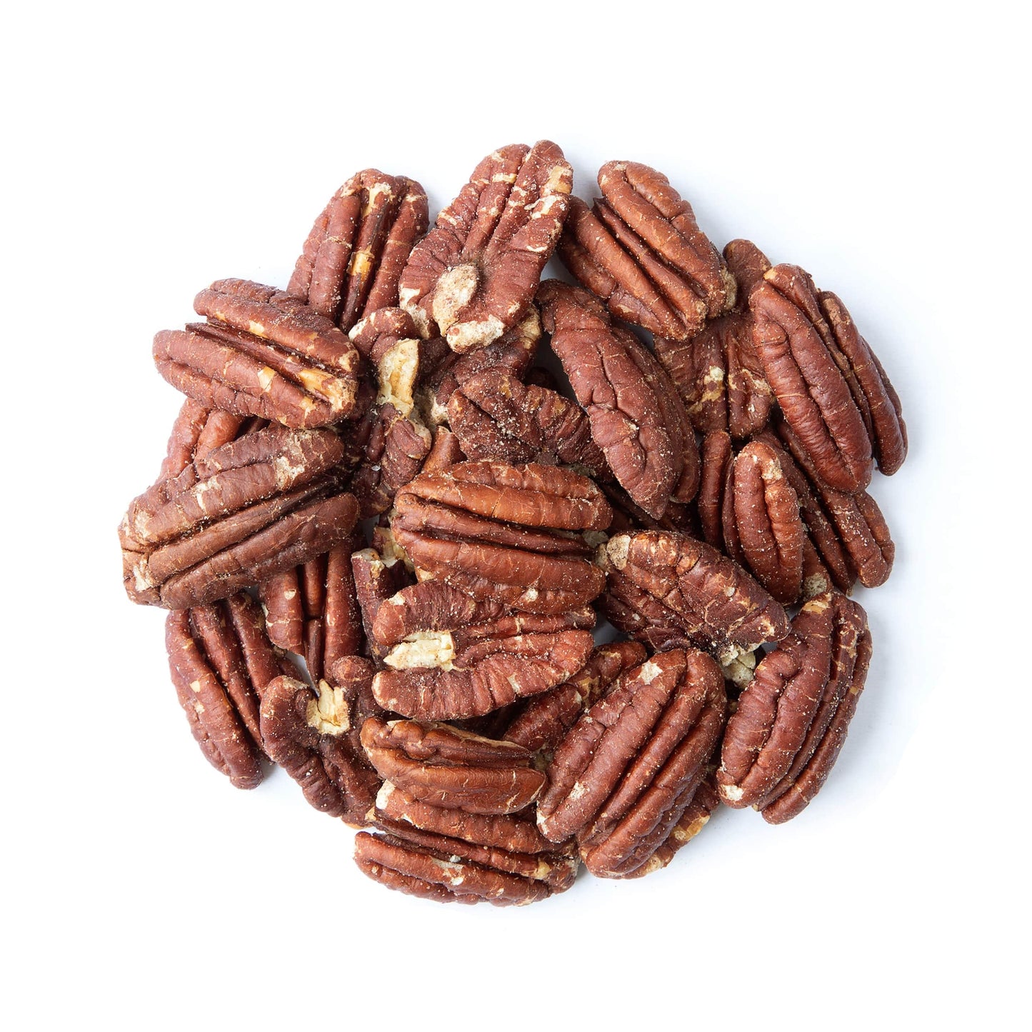 Food To Live Organic Dry Roasted Pecan Halves With Himalayan Salt, 8 Oz Non-Gmo, Oven Roasted Lightly Salted Nuts, No Oil Added,