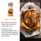 Fire & Flavor Turkey Perfect Natural Dry Rub - Turkey and Chicken Seasoning - Herbs, Spices & Seasonings - Seasonings for Cookin