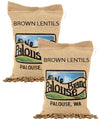 Palouse Brand Certified Glyphosate Residue Free Brown Lentils | 10 LBS | Desiccant Free | Sproutable | Non-GMO Project Verified 
