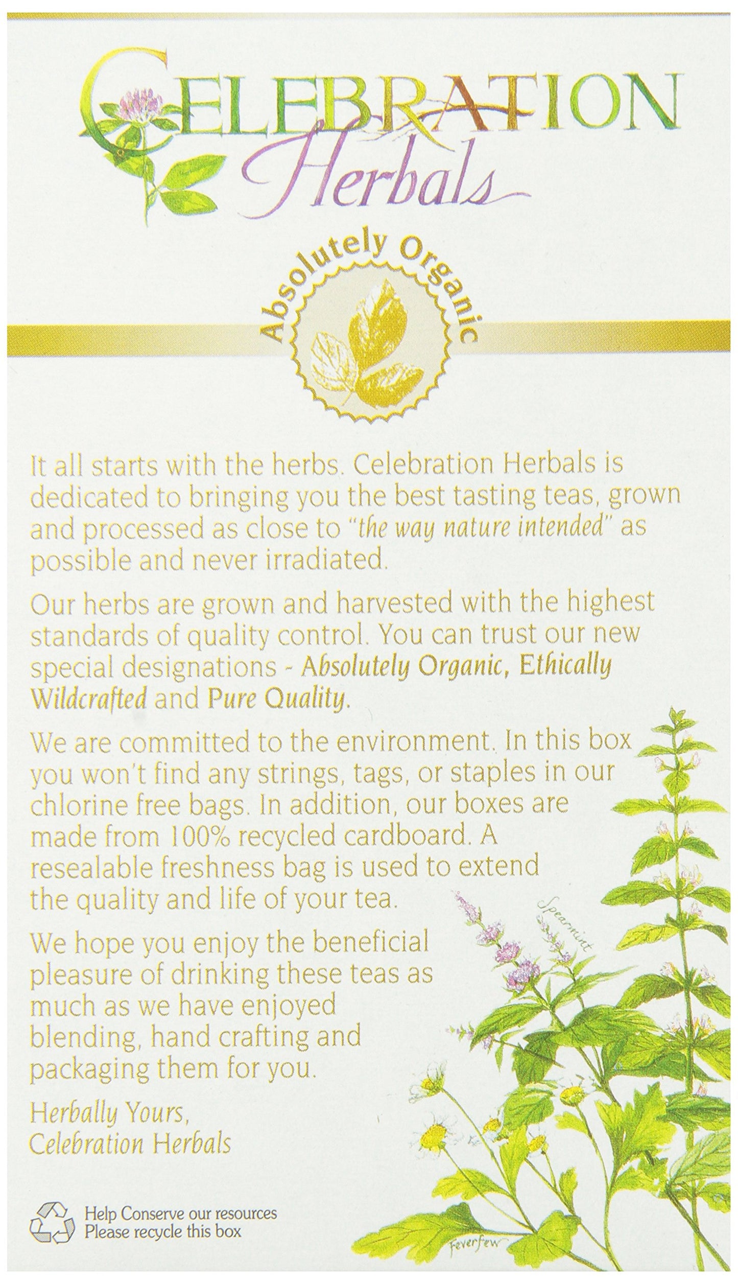 Celebration Herbals Dandelion Leaf Tea Bags 24 Count