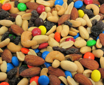 Classic Trail Mix with M&Ms by Its Delish, 10 lbs Bulk | Gourmet Chocolate M and M Trail Mix with Dried Fruit and Nuts