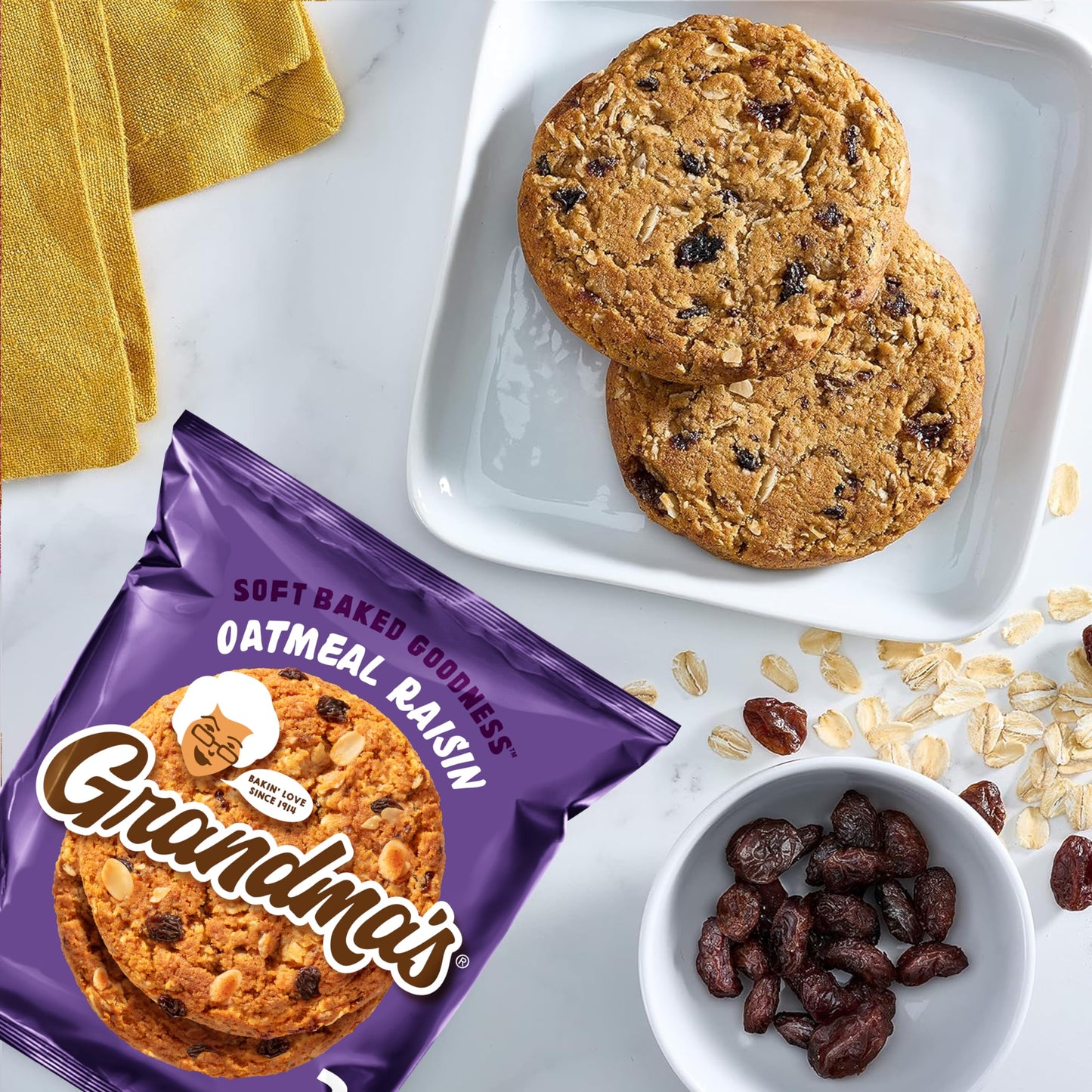 Grandma's Oatmeal Raisin Cookies, 2.5 Ounce (Pack of 60)