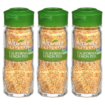 Mccormick Gourmet California Lemon Peel, 1.5 Oz (Pack Of 3)