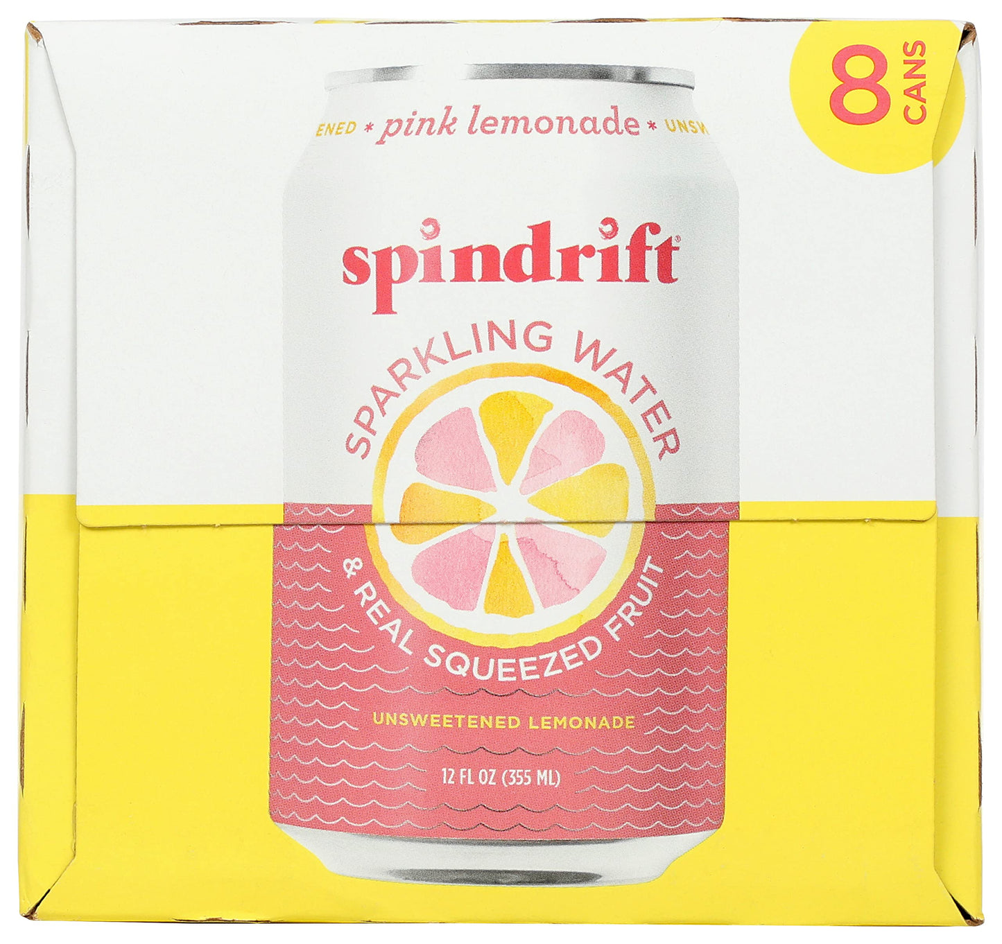 Spindrift Pink Lemonade Sparkling Water 8Pk, 12 Fz