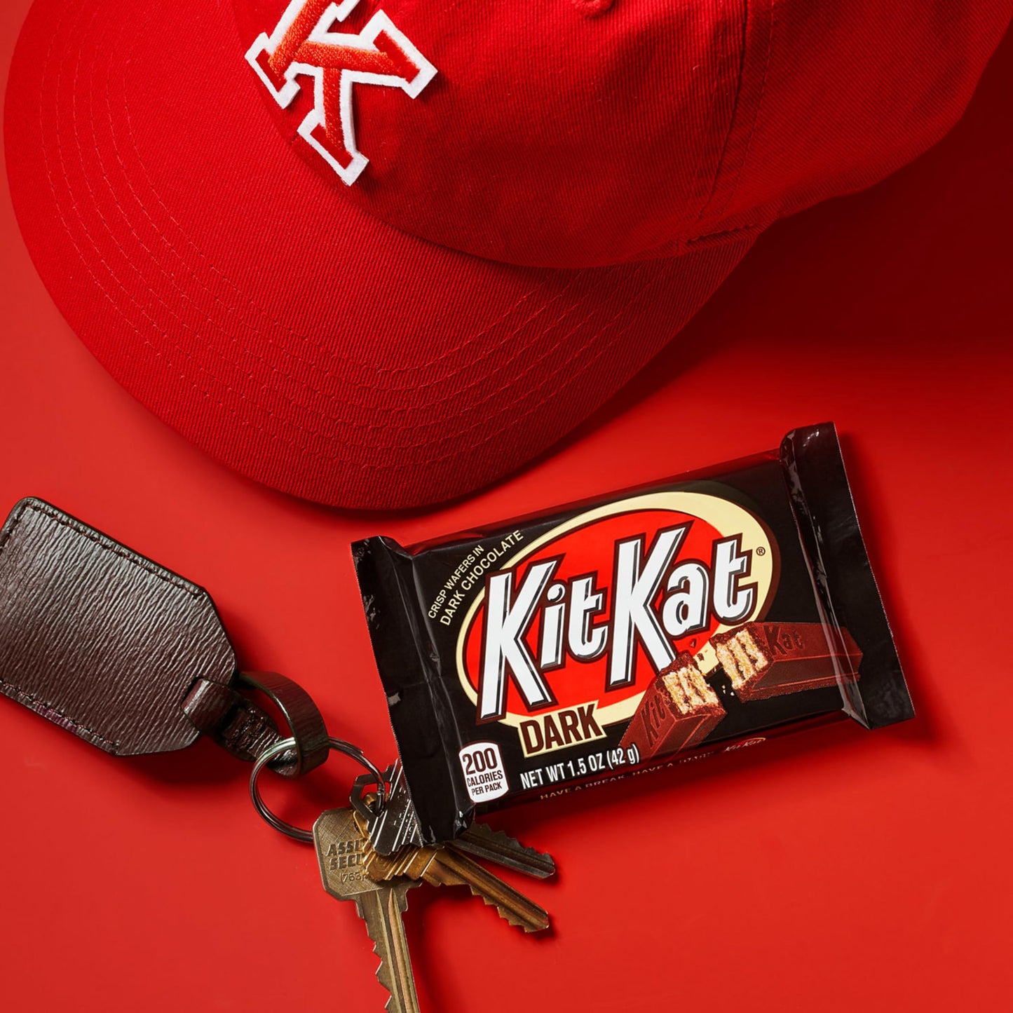 Kit Kat Dark Chocolate Wafer Candy Bars, 1.5 Oz (24 Count)