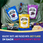 Wiley Wallaby Licorice Variety Pack - Huckleberry, Lemonade & Blue Pomegranate Classic Gourmet Australian Style Soft & Chewy Lic