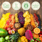 TropiJoy Dried Fruit Basket Gift - 11 Tropical Flavors, 20oz Soft Dry Fruits Box, Ideal Thanksgiving & Christmas Gifts for Family & Coworkers