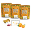Gem Gem Ginger Candy Chewy Ginger Chews (Orange, 5.0oz, Pack of 3)