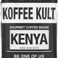 Koffee Kult Limited - Kenya Coffee Beans Whole Medium Roast - 100 Single Origin Direct Trade Arabica Beans - Fresh Artisan Roast