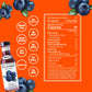 BRIANNAS Blueberry Balsamic Vinaigrette Dressing - Gluten Free, Low Sugar, 12 oz - Premium Salad Dressing for Healthy Meals