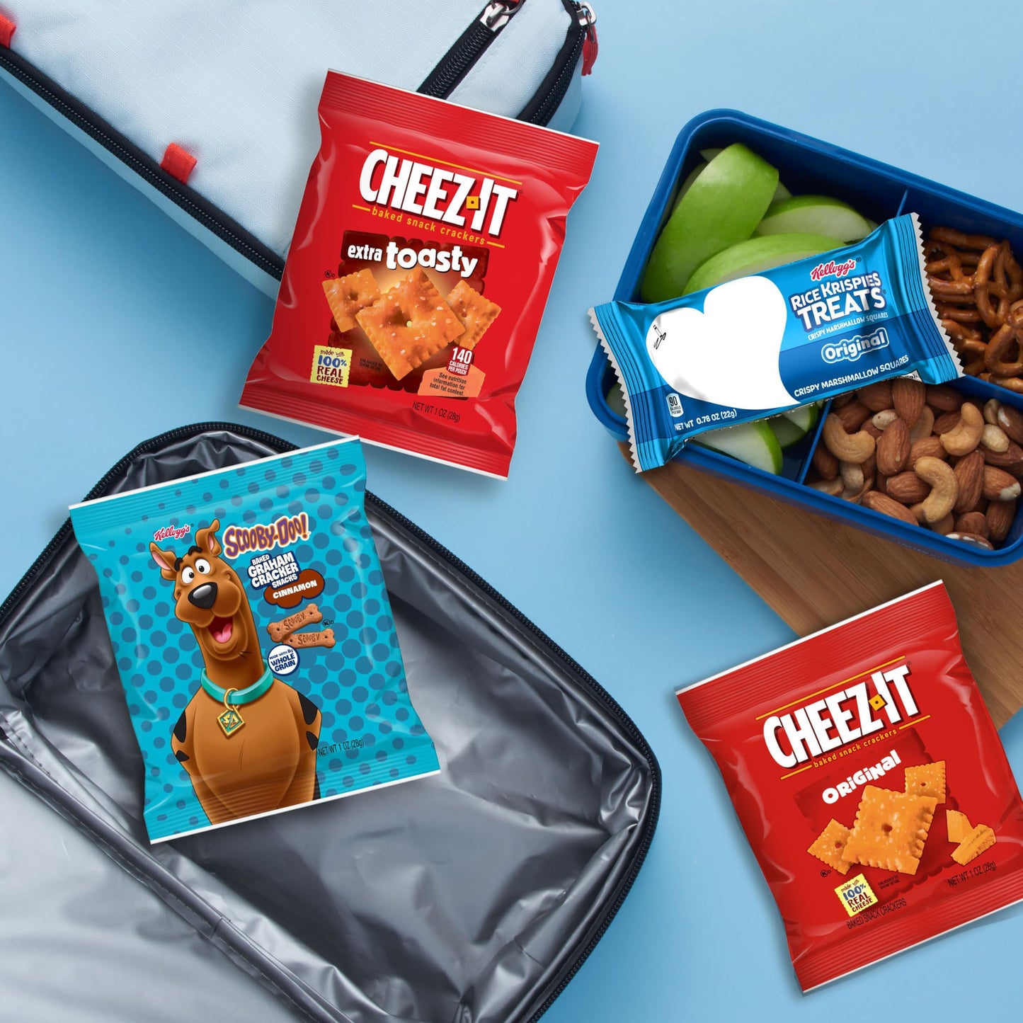 Kelloggs Assorted Snacks, Lunch Snacks, On-The-Go Snacks, Variety Pack (42 Pouches)