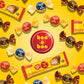 Bon O Bon White Chocolate Bon Bons, Decadent White Chocolate Truffles With A Creamy Peanut & Wafer Filling, 15G X 30 Bonbons