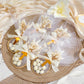 Chunful 24 Set Baptism Wedding Almond Candy Favors for Guests Include Ring and Tulle Bag DIY Almond Candy Souvenirs Italian Wedd