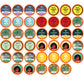 Two Rivers Coffee Assorted Herbal Tea Pods Variety Sampler Pack - 40 Count - for Keurig K-Cup Brewers - Herbal Tea Variety Pack