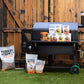 Fire & Flavor Turkey Perfect All-Natural Herb Brine Seasoning Kit  Perfect for Roasting  Grilling  smoky aroma  and Frying  Including Durable Double-Zipper Gusseted Brining Bag for Birds up to 25 lbs