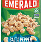 Emerald Nuts, Salt and Pepper Cashews, Stand Up Resealable Bag, 5 Ounce