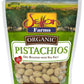 Setton Farms Inshell Organic Pistachios, Dry Roasted and Salted Pistachios, 12 pack of 7oz Resealable Bags, Certified Organic
