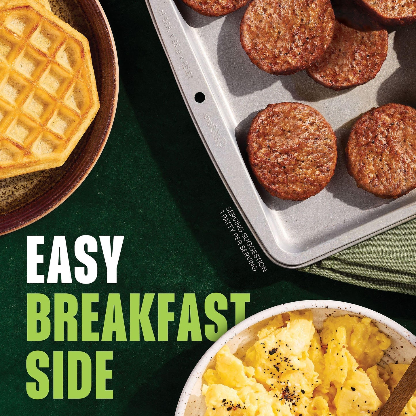 MorningStar Farms Plant Based Sausage Patties, Vegan Meat (6 Count)