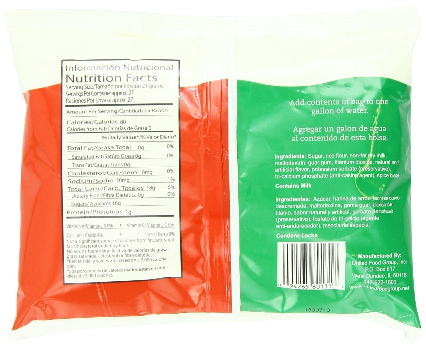 Herico Horchata, 1.25 Pound (Pack Of 10)