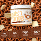 Nuts N More White Chocolate Pretzel Peanut Butter Spread, Added Protein All Natural Snack, Low Carb, Low Sugar, Non-Gmo, High Pr