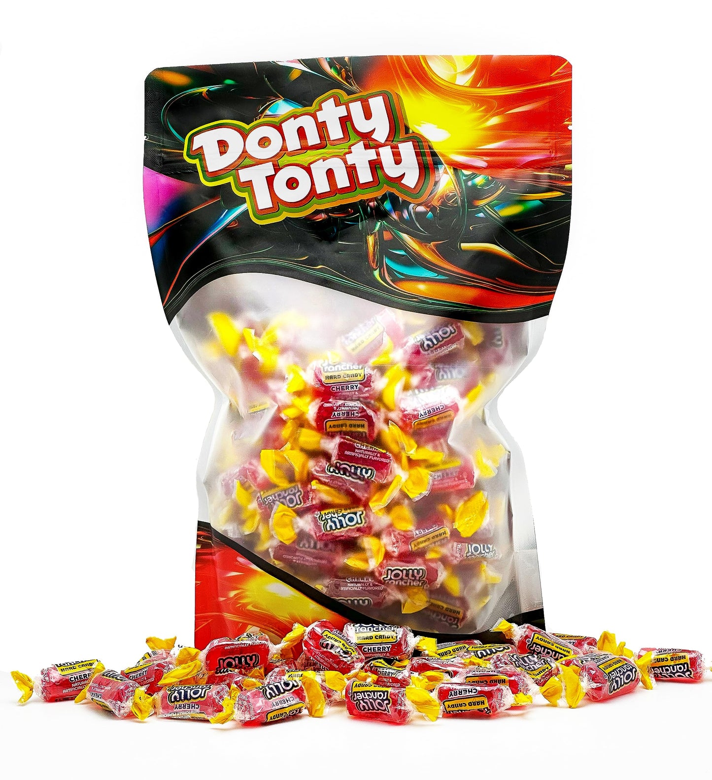CHERRY JOLLY RANCHER Hard Candy Original Flavor 2 lb - Bulk Bag  Individually Wrapped (148 Pieces)