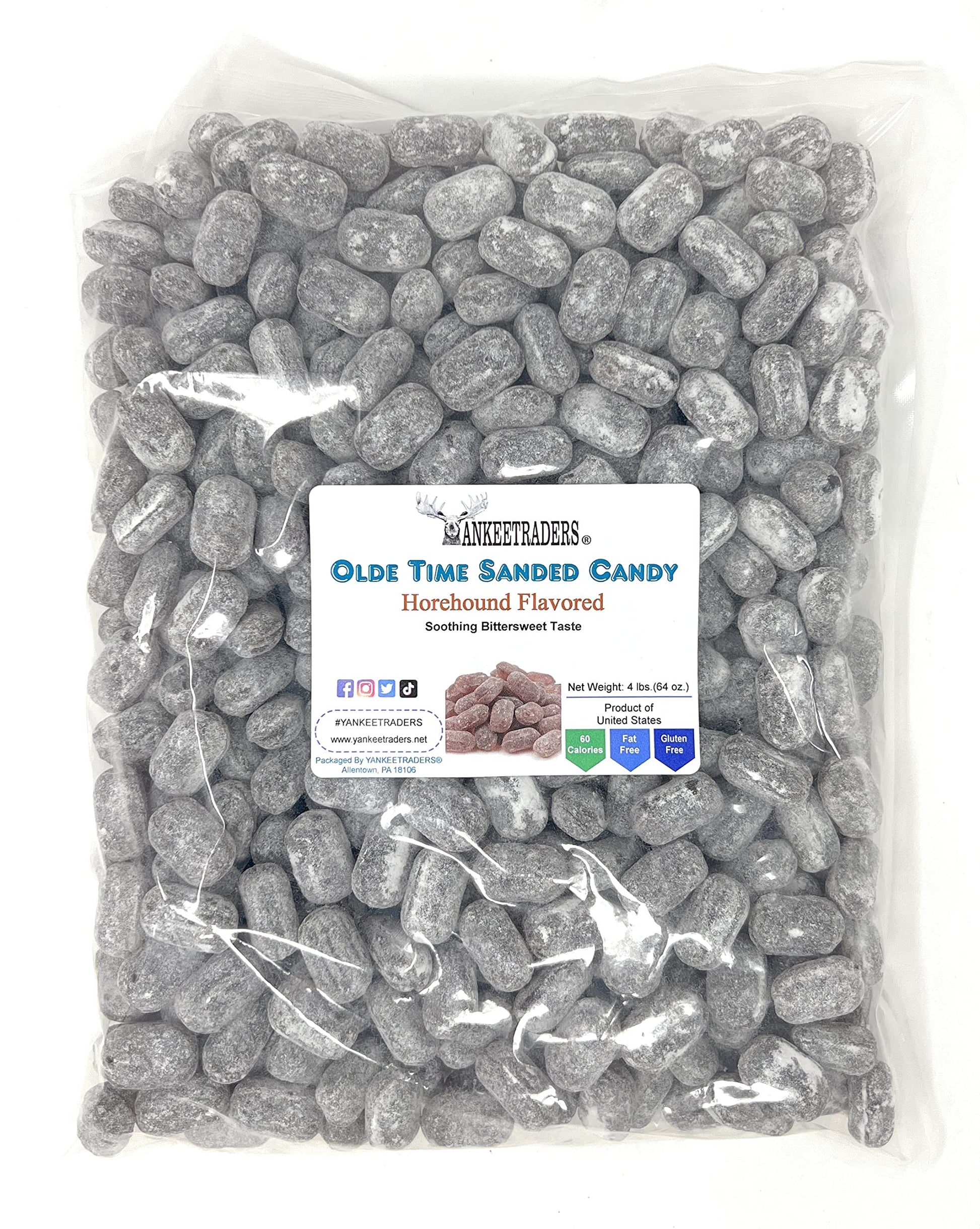 Horehound, Old TIme Sanded Hard Candy, 4 Pounds