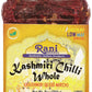 Rani Kashmiri Chilli Whole (Deggi Mirch, Low Heat) 9Oz (255G) Pet Jar ~ Natural | Salt-Free | Vegan | No Colors | Gluten Friendly | Non-Gmo | Kosher | Indian Origin