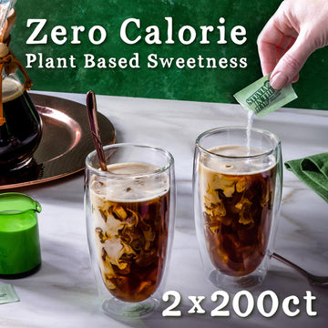 Stevia In The Raw, Plant Based Zero Calorie Sweetener, No Erythritol, Sugar Substitute For Coffee, Hot & Cold Drinks, Suitable F