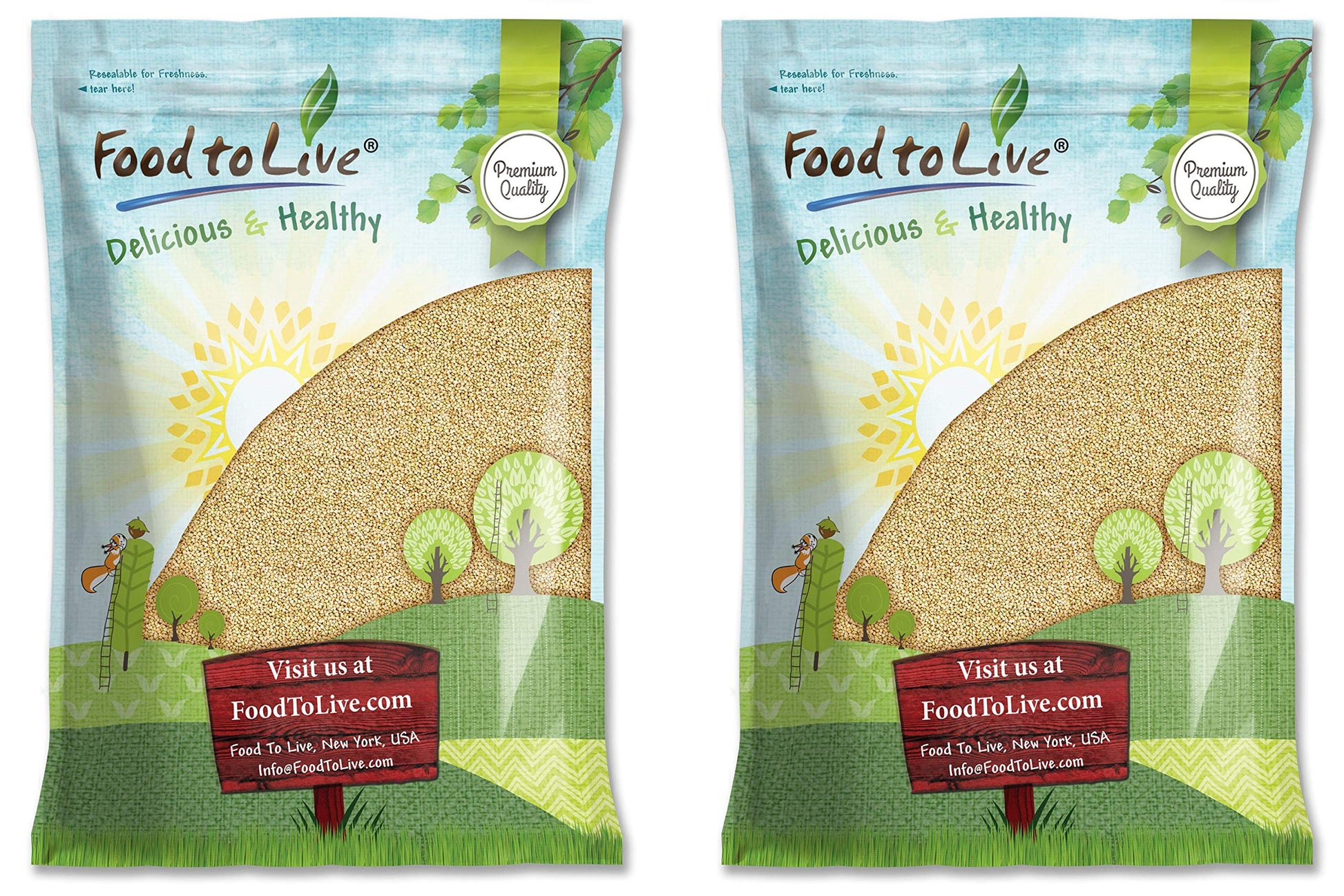 Food to Live Buckwheat Groats, 16 Pounds - Hulled Whole Grains, Raw, Kosher, Vegan, Sirtfood, Bulk, Good Source of Dietary Fiber