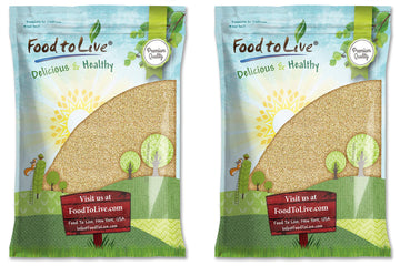 Food to Live Buckwheat Groats, 16 Pounds - Hulled Whole Grains, Raw, Kosher, Vegan, Sirtfood, Bulk, Good Source of Dietary Fiber