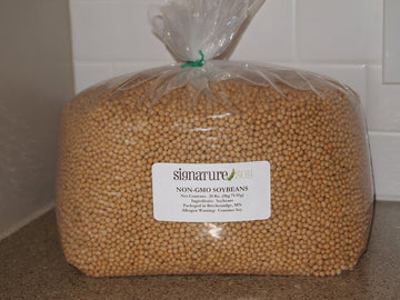Signature Soy Non-Gmo Soybeans For Natto 20 Lbs. Fresh Crop & Small Size Soybean!