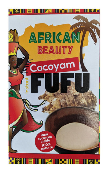 Cocoyam Fufu Flour African Mix 24Oz - Authentic, Premium Quality Fufu Flour With Real Cocoyam - 100% Natural By African Beauty (