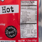 Strollos Beef Jerky Hot Original Flavor 1 Pack - Low Sodium, Low Sugar, Low Carb - Made with All Natural USA Beef, USDA Certifi