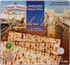 Yehuda Jerusalem Baked Unsalted Matzo, 10.5 oz