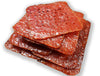 Singapores Famous Street Snack - Fire-Grilled Tender Pork Jerky (Original Flavor - Square Shaped, 4 oz)  Grilled Fresh & Shipped