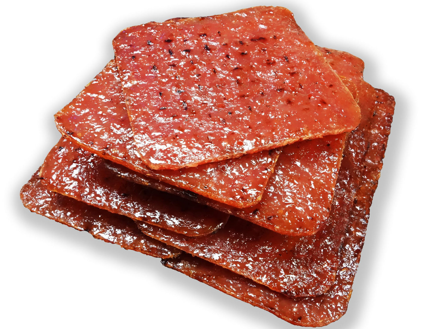 Singapores Famous Street Snack - Fire-Grilled Tender Pork Jerky (Original Flavor - Square Shaped, 4 oz)  Grilled Fresh & Shipped
