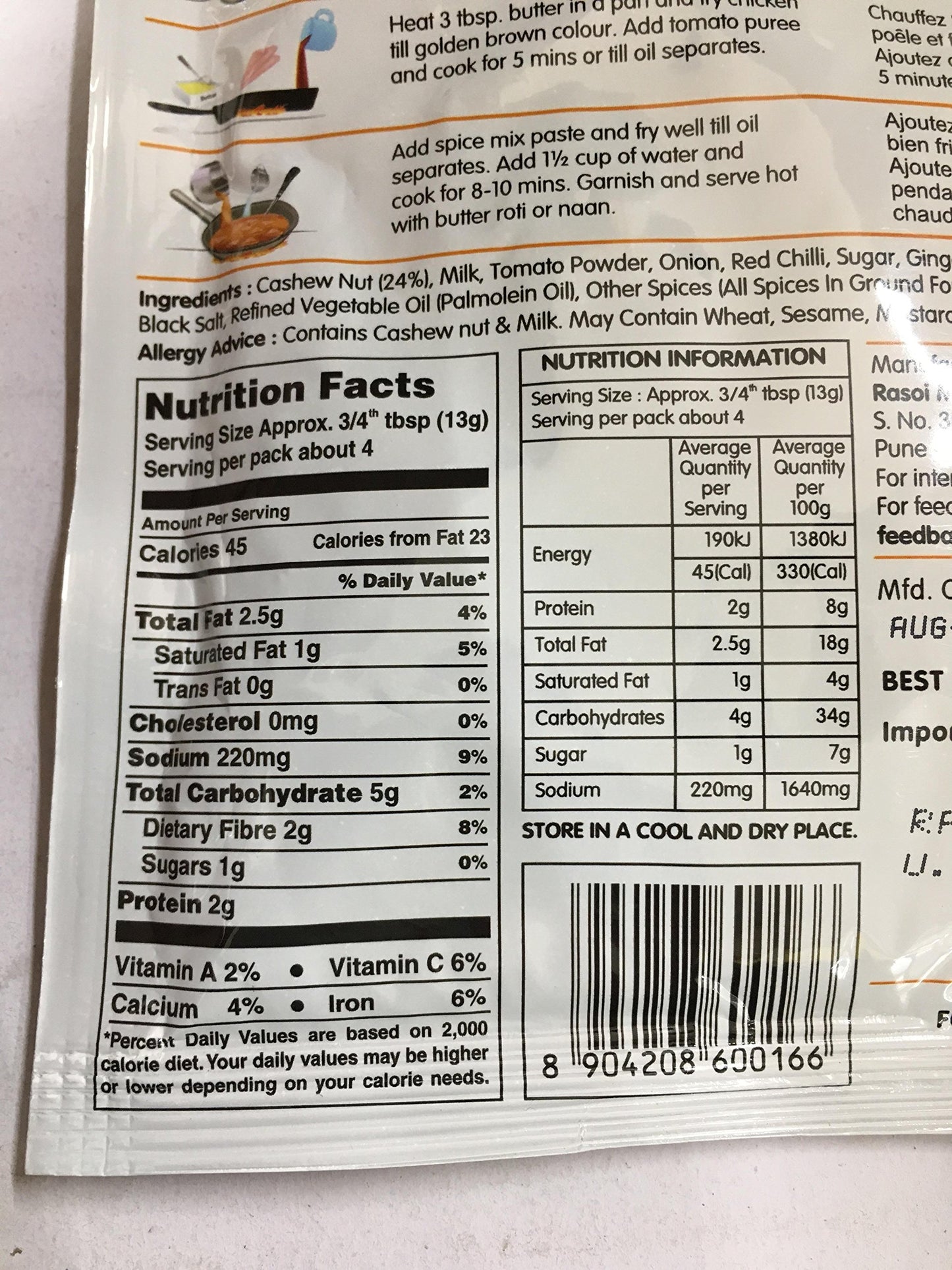 Rasoi Magic Spice Mix For Butter Chicken (Pk Of 3)