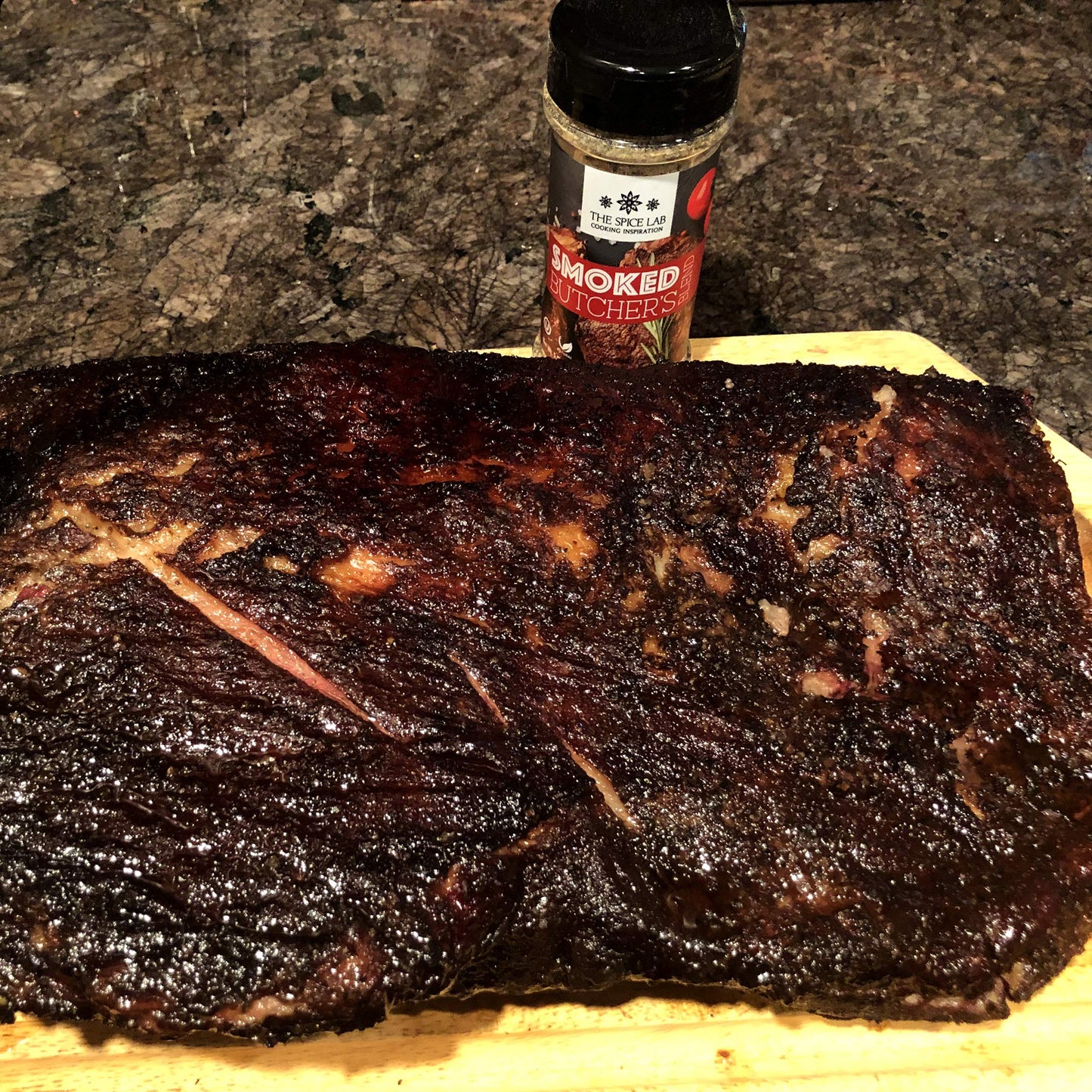 The Spice Lab Smoked Salt & Pepper Butchers Blend BBQ Rub - 5.9 oz Shaker - Kosher, All-Natural, Non-GMO