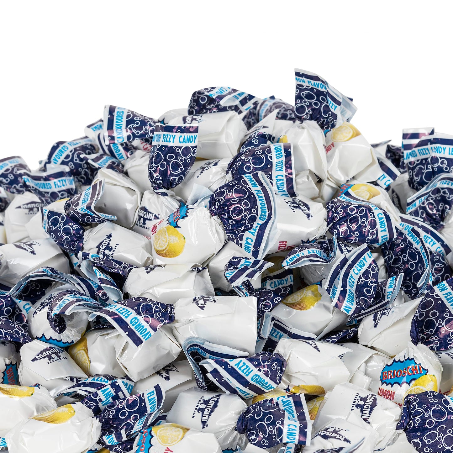 Brioschi Lemon Flavored Effervescent Fizzy Digestive Italian Candies 5.29 Oz (Pack Of 3) Bags