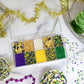 Mystic Sprinkles Mardi Gras Sprinkle Mixes (Mardi Gras Sprinkle Decorating Kit 6.9Oz)