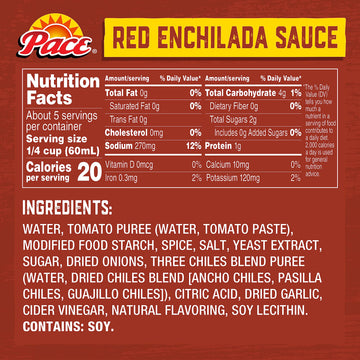 Pace Medium Red Enchilada Sauce, 10.5 Oz Can