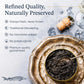 BESTER CAVIAR enhanced Osetra Sturgeon Caviar - Traditionally Harvested Malossol Ossetra Black Roe with Crme Frache  Tin Opener  2 Blinis & 4 Pearl Spoons - Single Tin (1.76 oz)