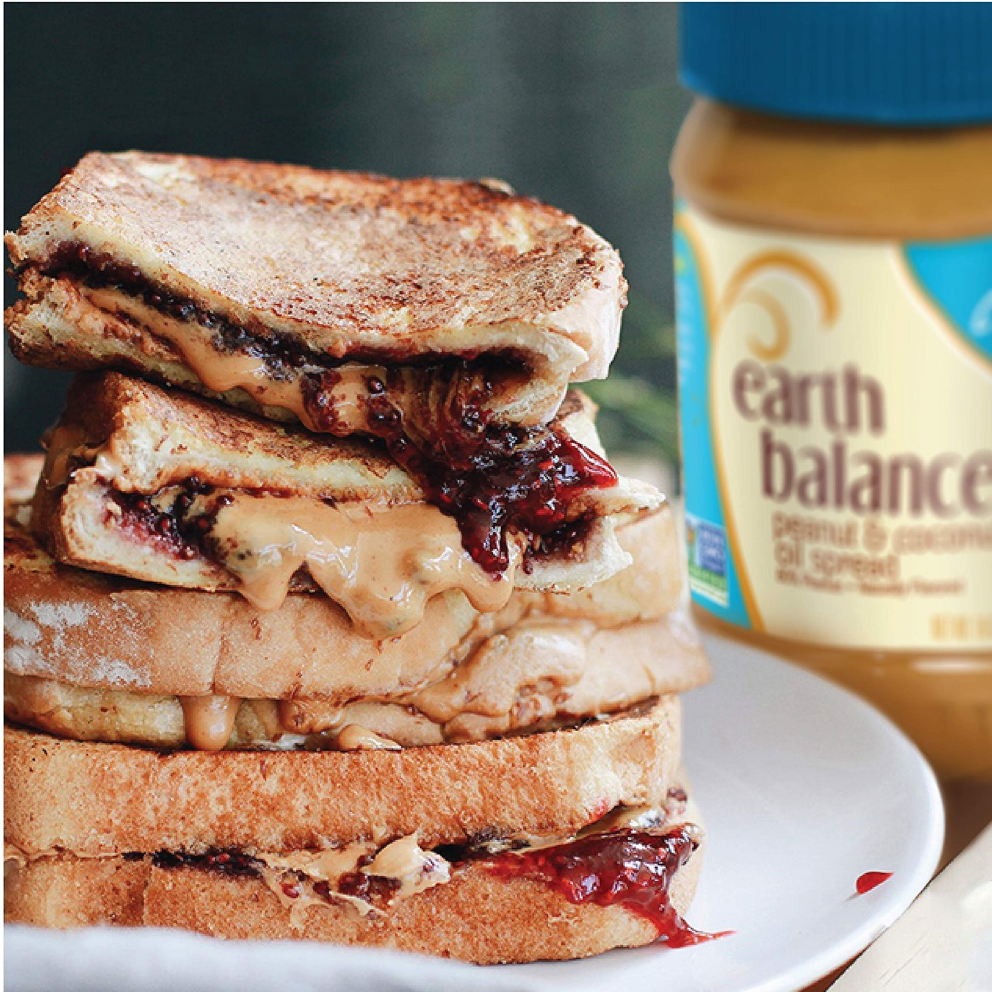 Earth Balance Creamy Peanut and Coconut Oil Spread, Vegan and Gluten Free, 16 oz.